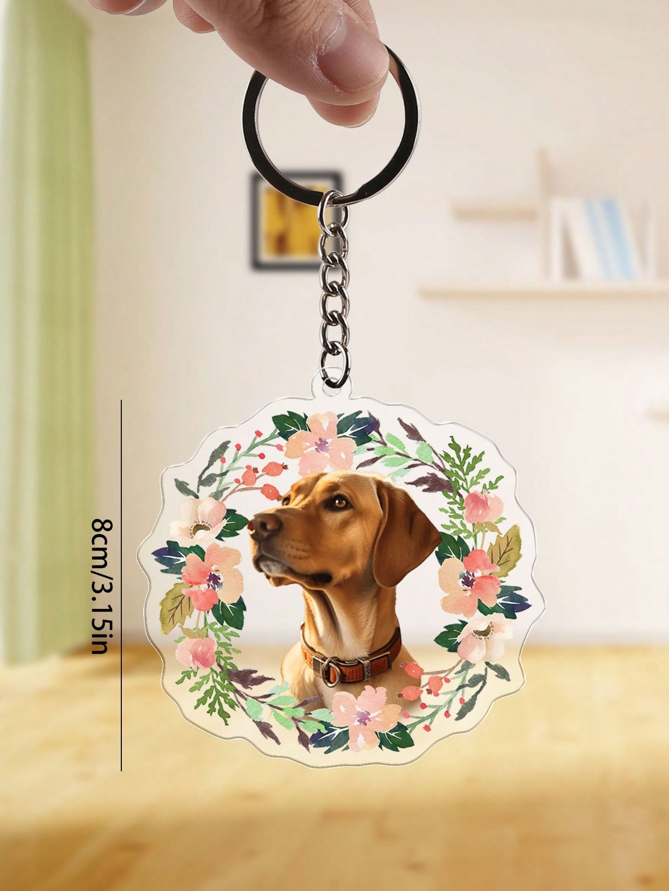 Custom-Cut Acrylic Photo Keychains Acrylic Decorative Pendants